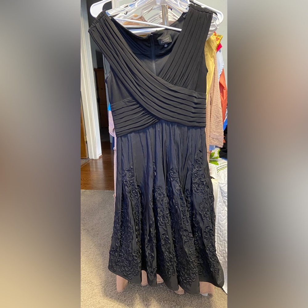 Adrianna Papell Black Cocktail Dress